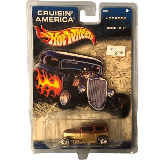 Hot Wheels '32 Ford Sedan Midnight Otto Cruisin' America Hot Rod - Picture 1 of 2